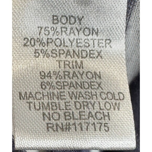 C &C California Dress 2X Blue/White Striped Tie Dye Hooded Beach Tunic Cover Up - Picture 7 of 7